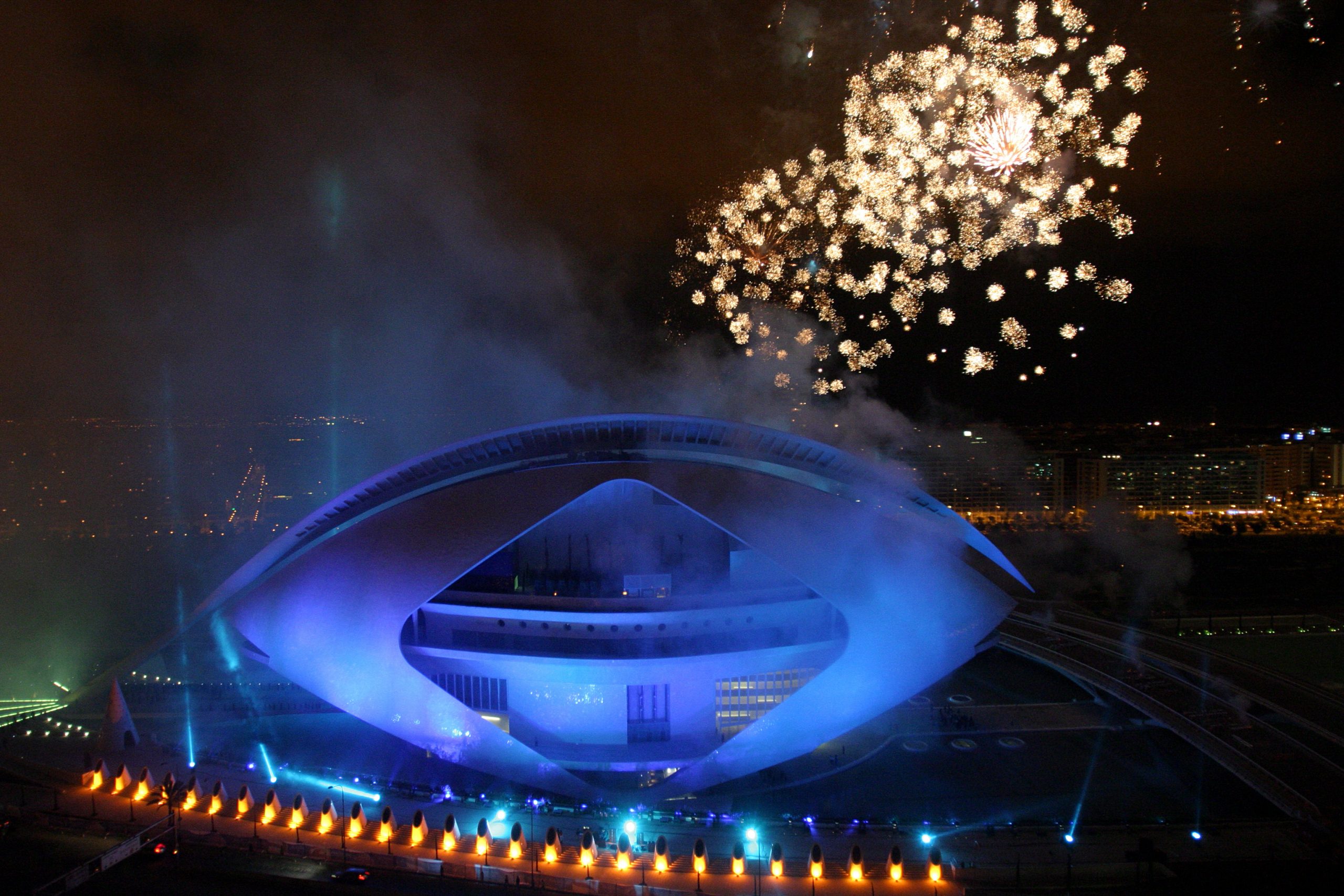 fuegos artificiales Les Arts